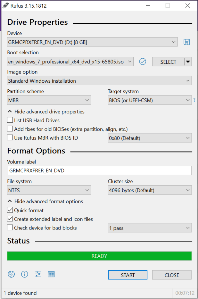 Create USB Bootable Windows 7 Install Media – Blog – Chiffers.com